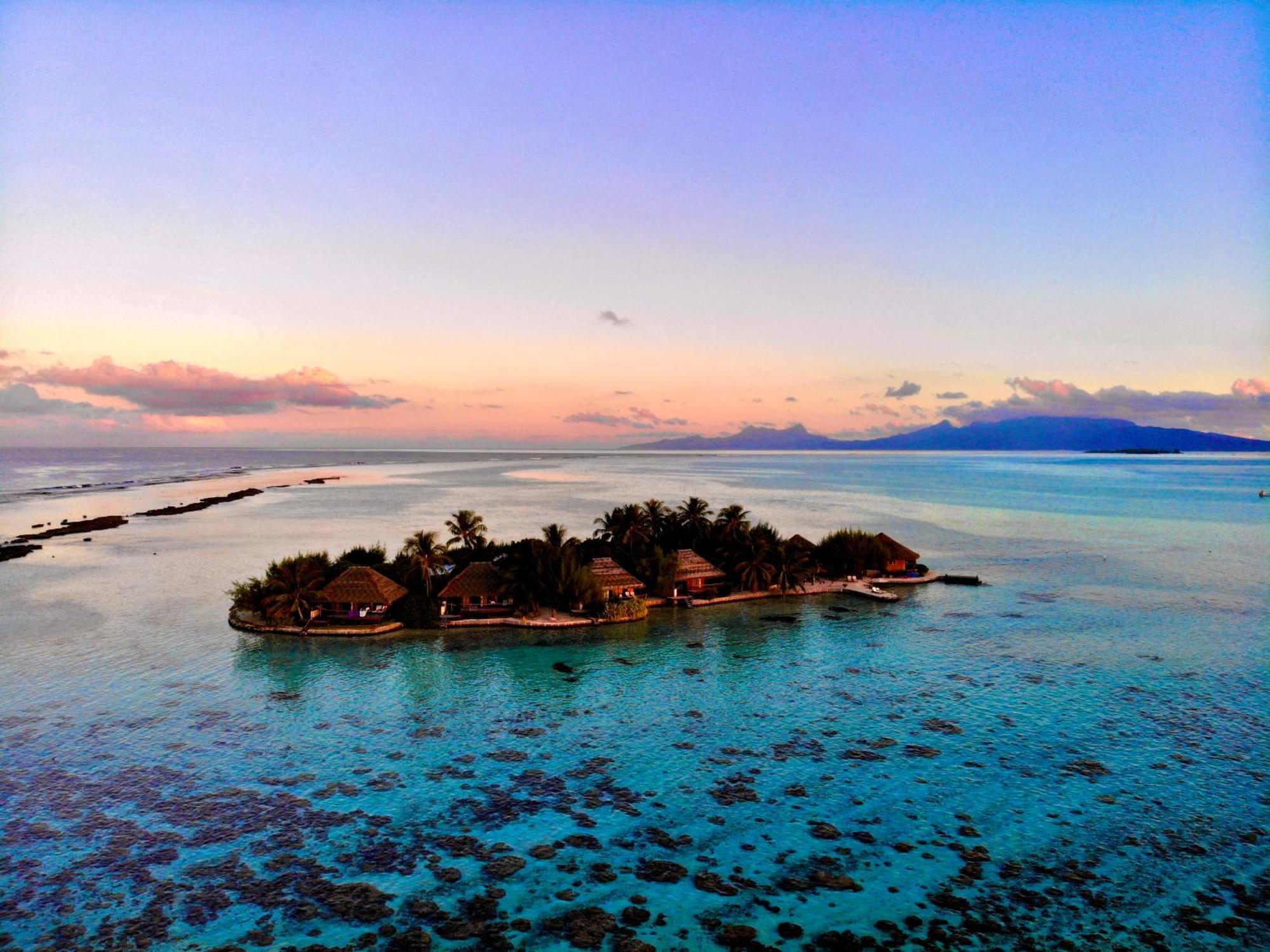 Hotel Eden Private Island Tahaa Patio  Esterno foto