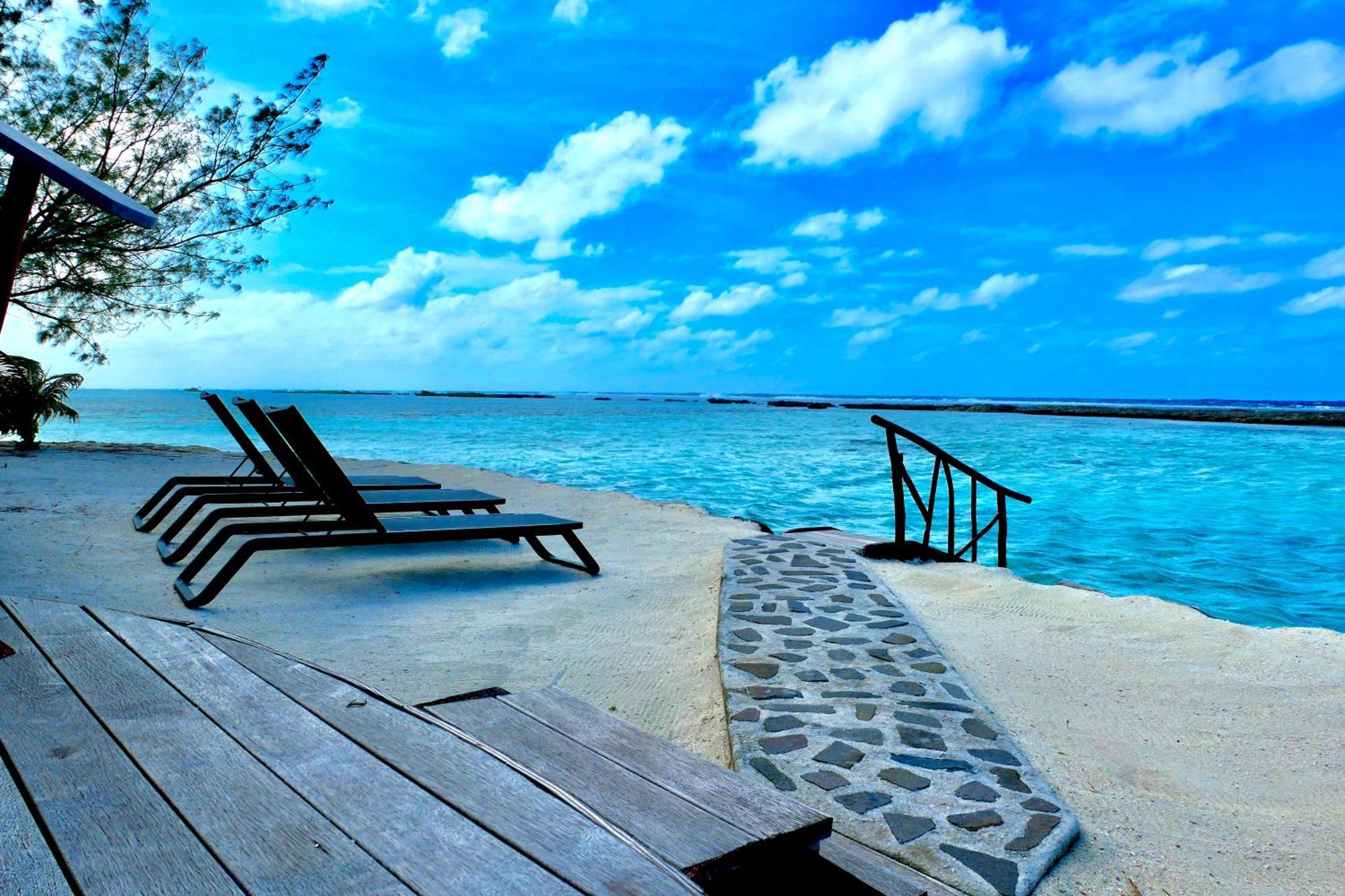 Hotel Eden Private Island Tahaa Patio  Esterno foto