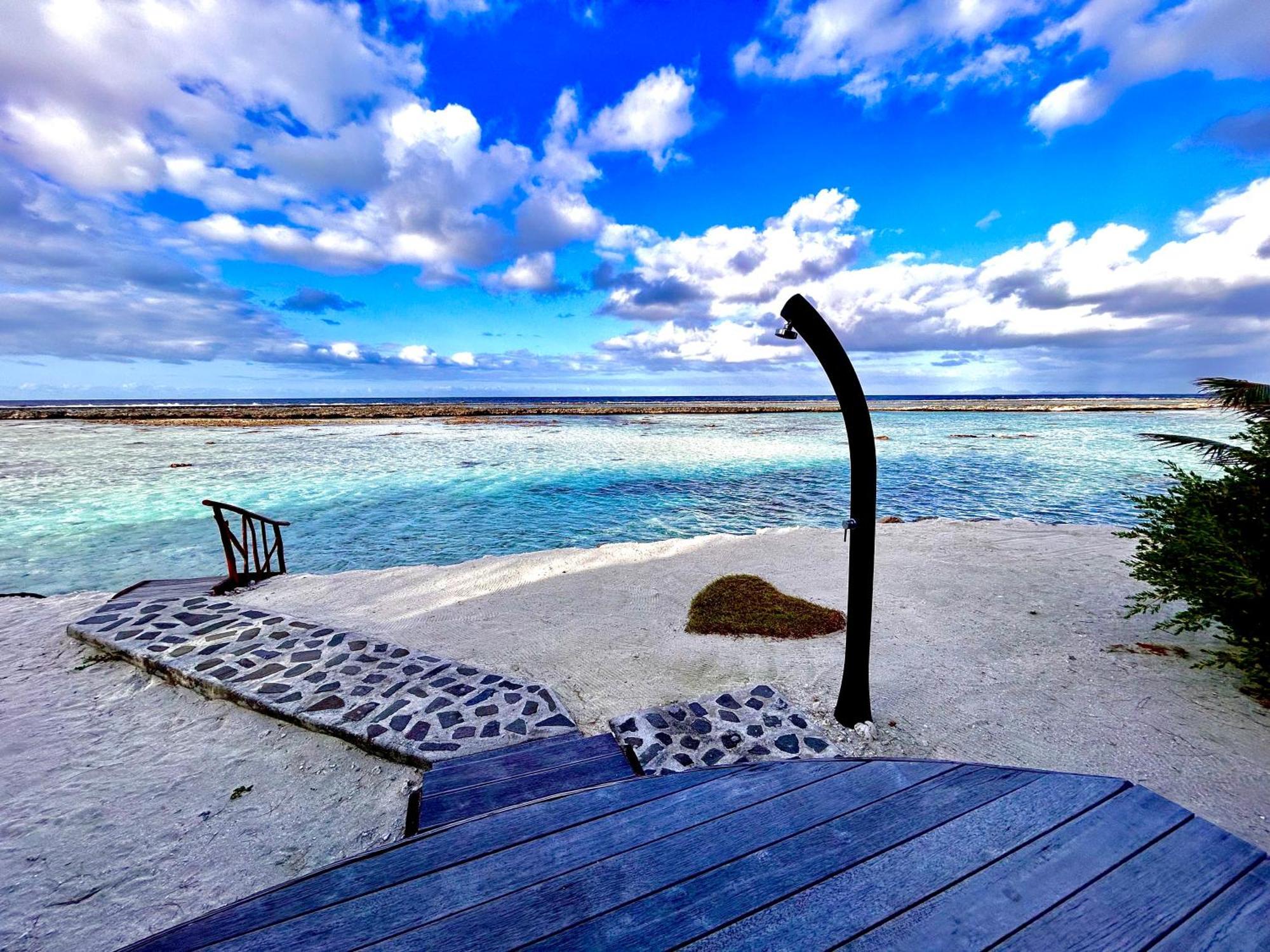 Hotel Eden Private Island Tahaa Patio  Esterno foto
