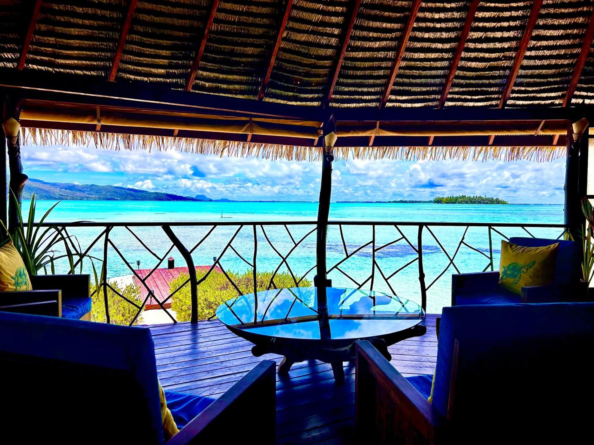 Hotel Eden Private Island Tahaa Patio  Esterno foto