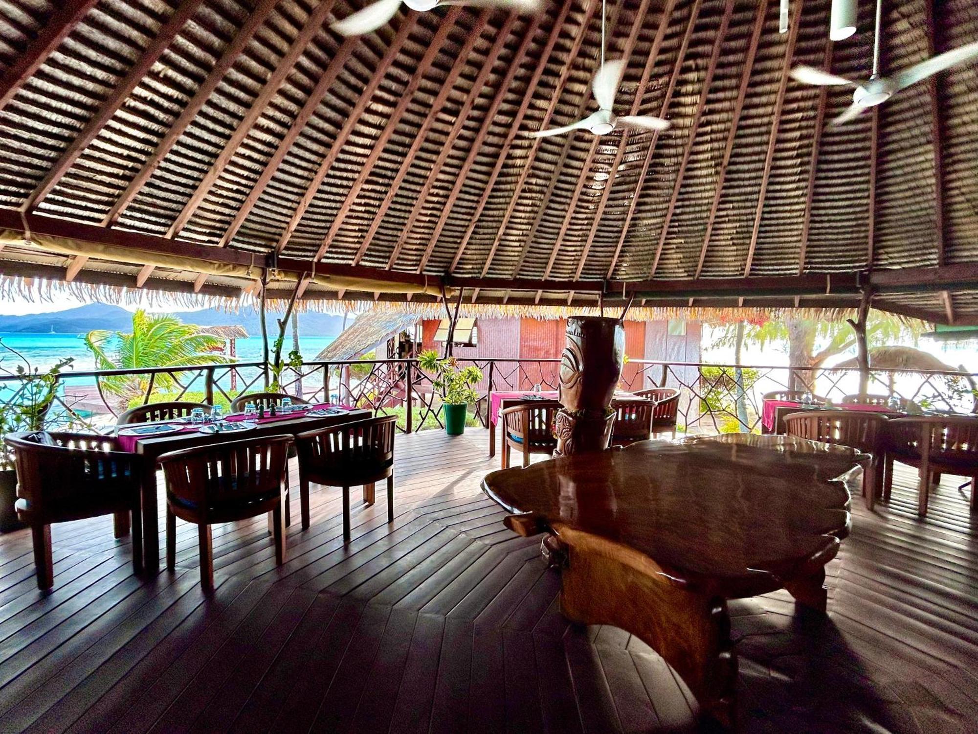 Hotel Eden Private Island Tahaa Patio  Esterno foto