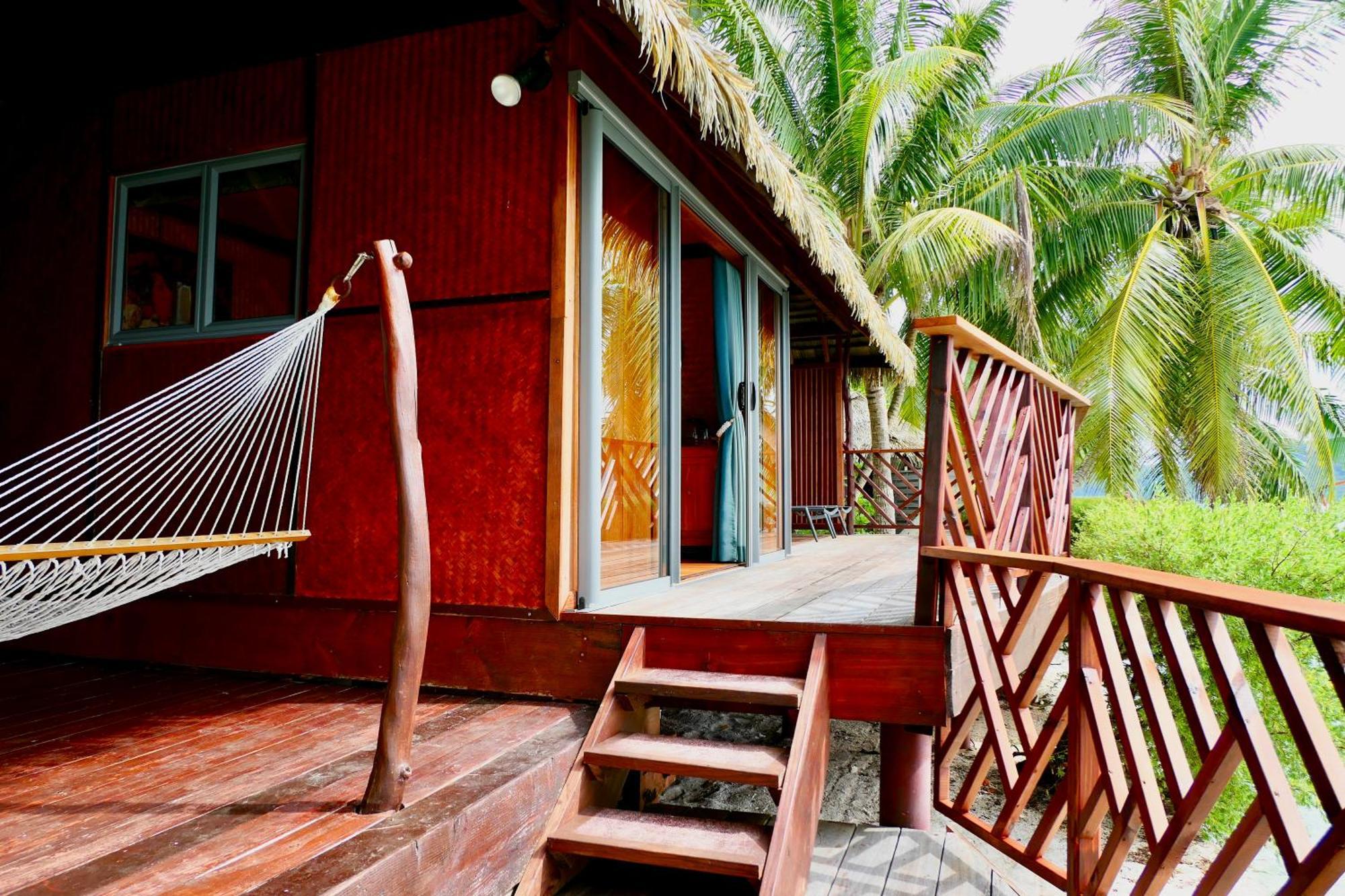 Hotel Eden Private Island Tahaa Patio  Esterno foto