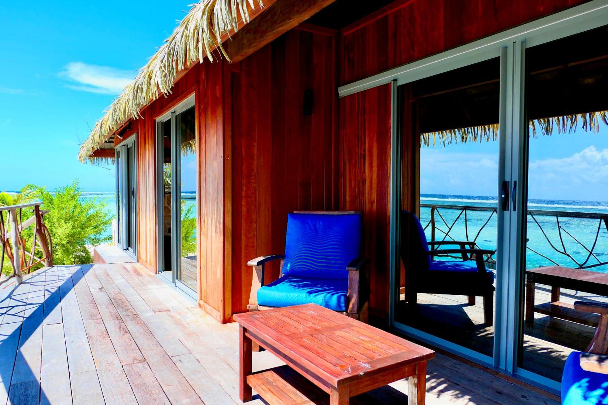 Hotel Eden Private Island Tahaa Patio  Esterno foto
