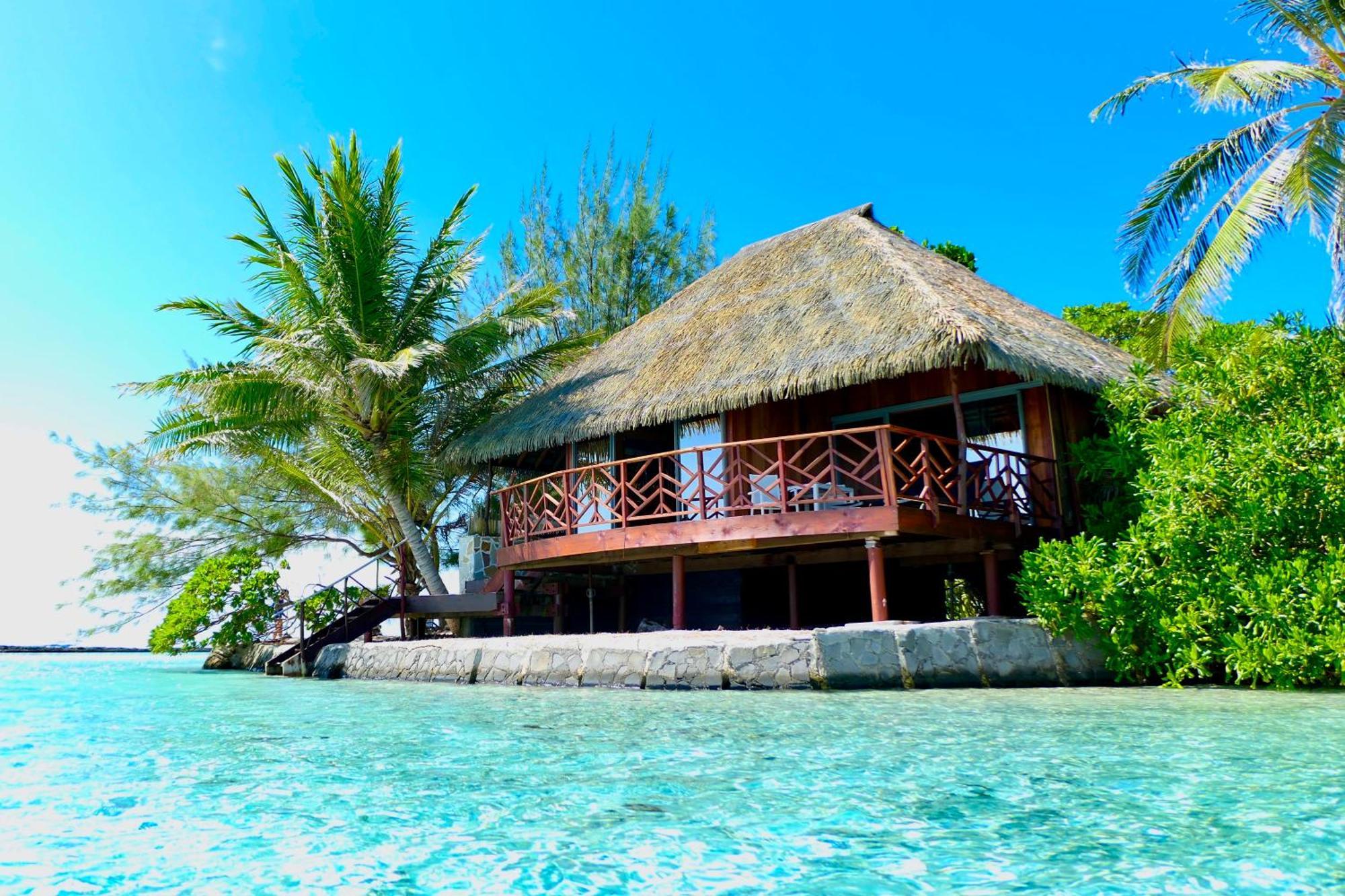 Hotel Eden Private Island Tahaa Patio  Esterno foto