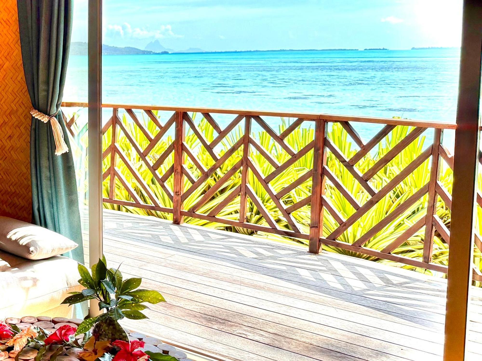 Hotel Eden Private Island Tahaa Patio  Esterno foto