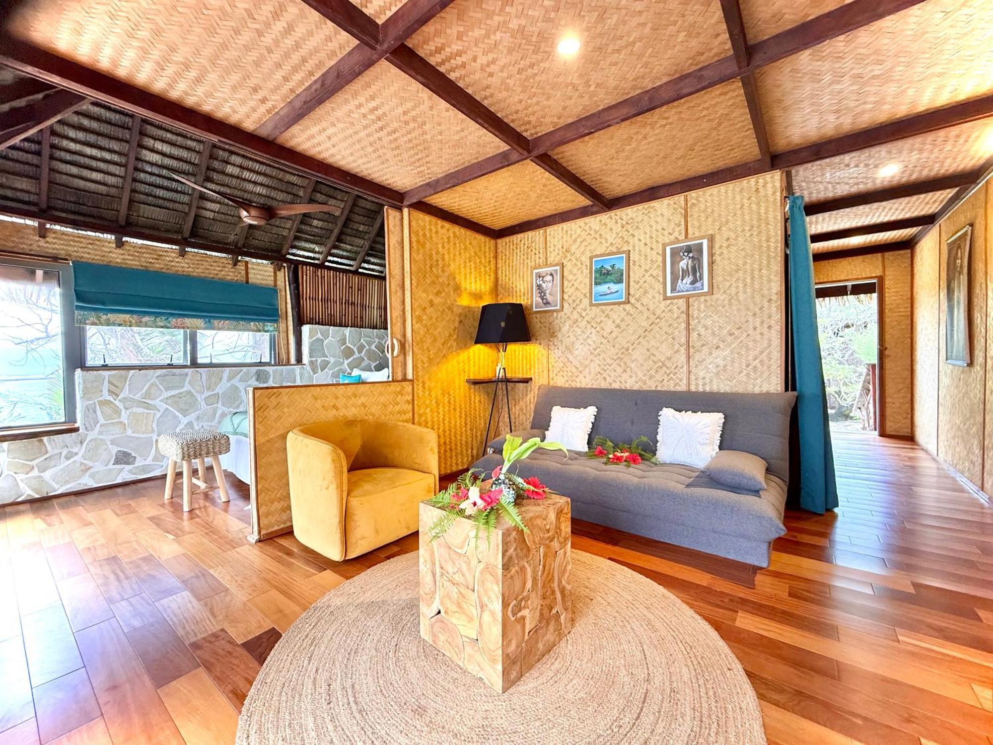 Hotel Eden Private Island Tahaa Patio  Esterno foto